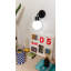 Applique murale sans outils, applique murale rechargeable, éclairage chaud noir mat Poplight-1940610047