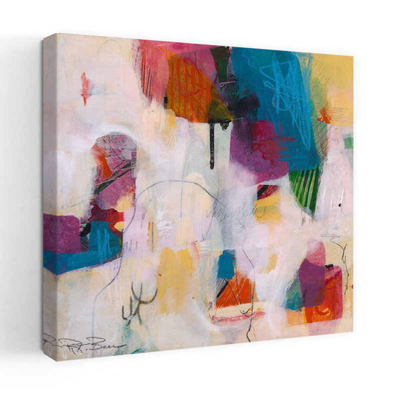Oide 5, art contemporain abstrait, H 32 po x l 32 po