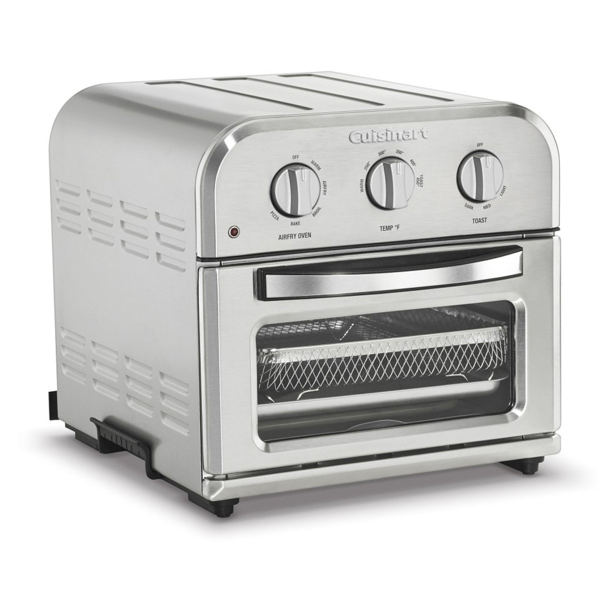 Cuisinart Stainless Steel Compact Air Fryer Convection Toaster Oven ...