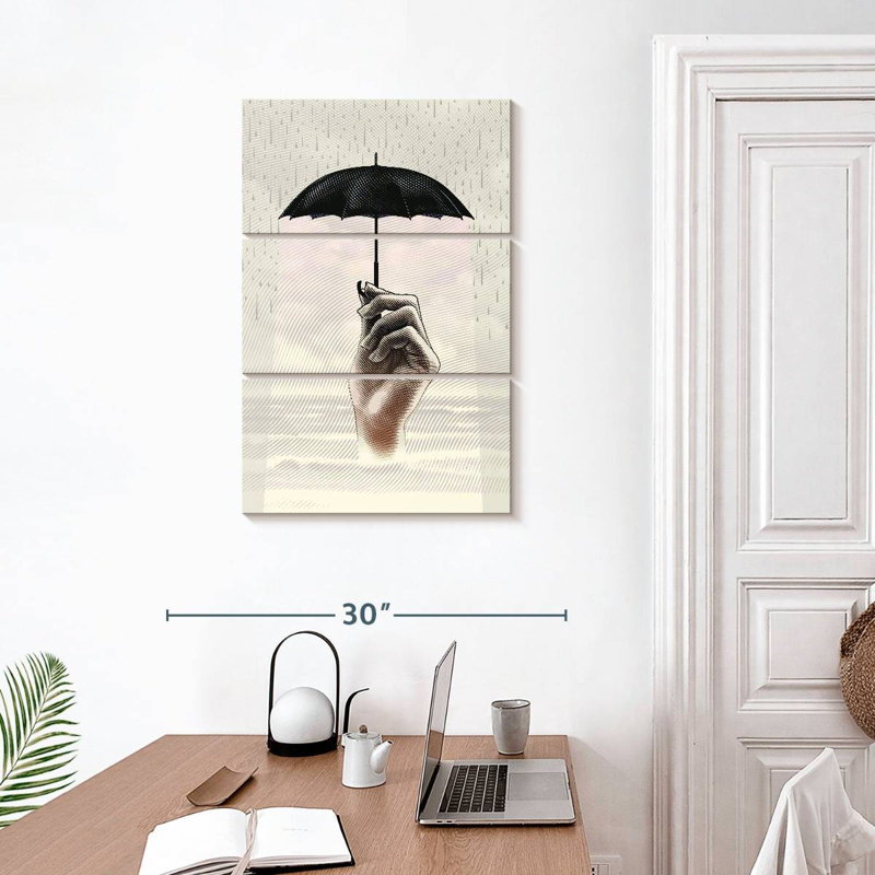 Kerner Umbrella Protecting Hand, 32" H x 20" W