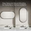 Essential Capsule Wall Mirror, Bathroom/Vanity Mirror with Frame-91696093-91696098