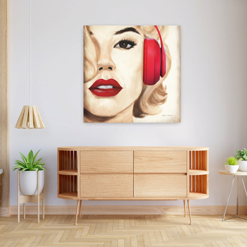 Art contemporain Portrait contemporain, H 36 po x l 36 po