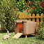 Rabbit Hutch Cover Guinea Pig Hutch Cover for Model X-D2-0047 Brown