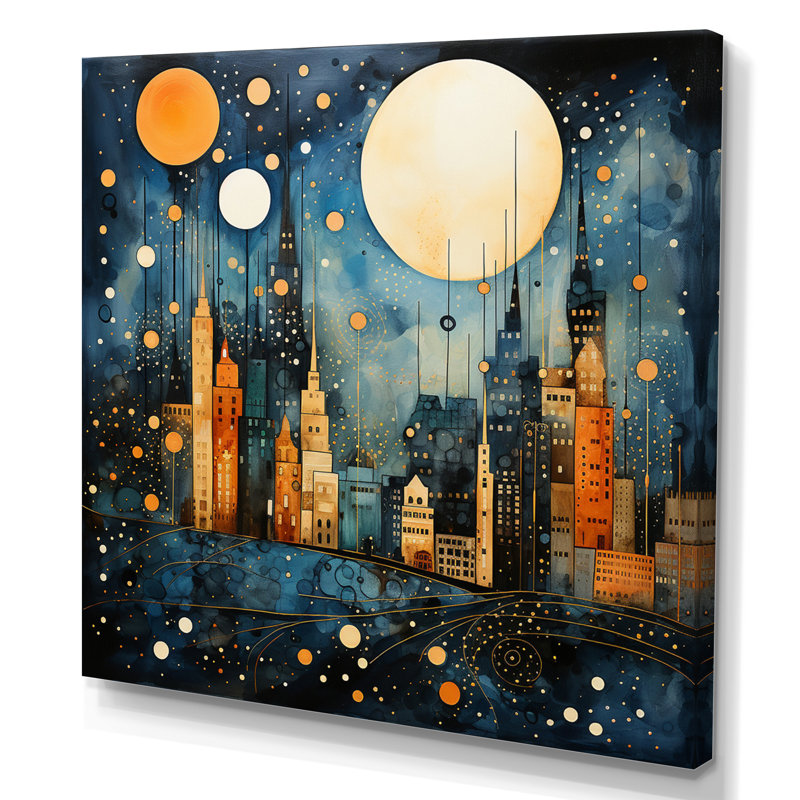 Urban Utopia IV - Collages abstraits, reproduction sur toile, H 16 po x l 16 po x P 1 po, Toile tendue