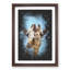 Chewing Giraffe - Framed Print-56842291-56842295