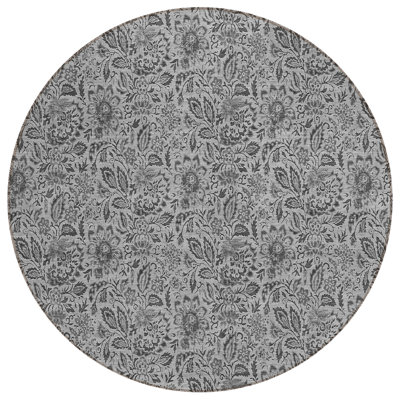 Fareham Washable Floral Indoor / Outdoor Rug