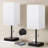 Modern Bedside Table Lamps Set With USB Charging Ports, AC Outlets, And Adjustable Colour Temperatures - Includes Pull Chain Control And Dimmable LED Bulbs