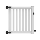 White Vinyl Gate