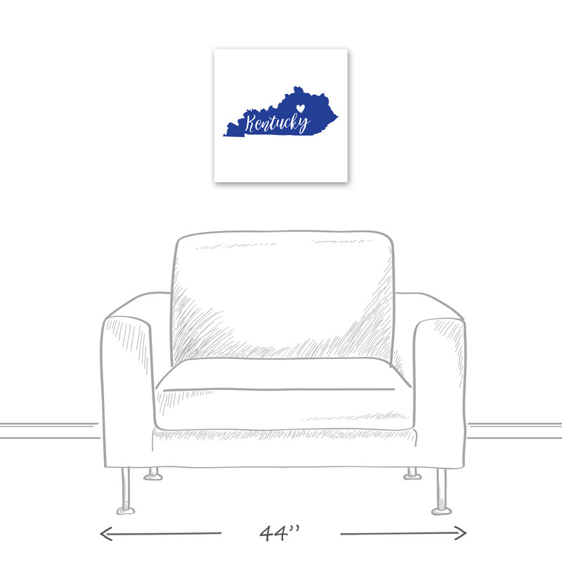 « kentucky fierté », art textuel sur toile
