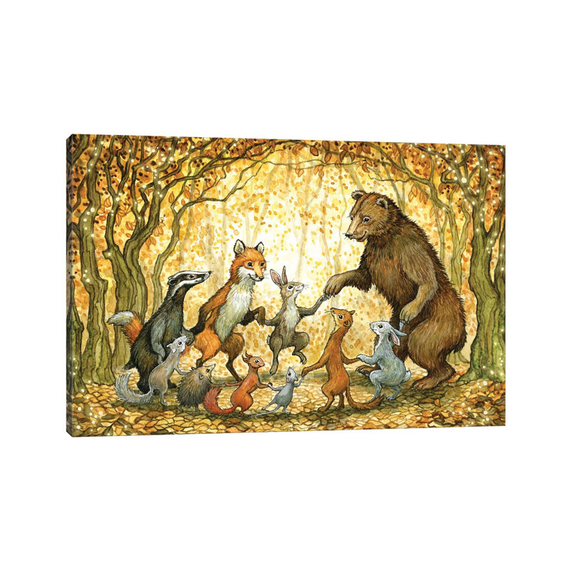 Woodic Reel - Giclée sur toile tendue avec châssis, H 12 po x l 18 po