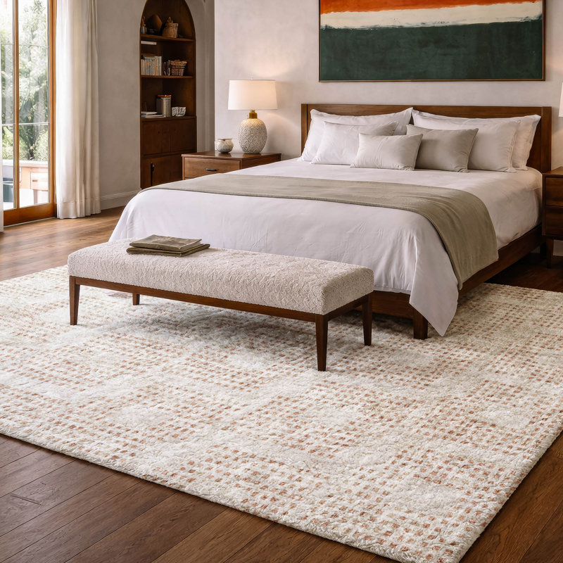 Tapis à poils longs de qualité supérieure lavable à la machine Dream, Épice, 8 pi x 10 pi