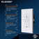 15 Amp Tamper Resistant Self-Test GFCI Outlet, And 24W In-Wall USB Charger Combo Receptacle, Dual Type C,  4.8A Of Charging Power, UL And CUL Certified, Midsize Wall Plate Included