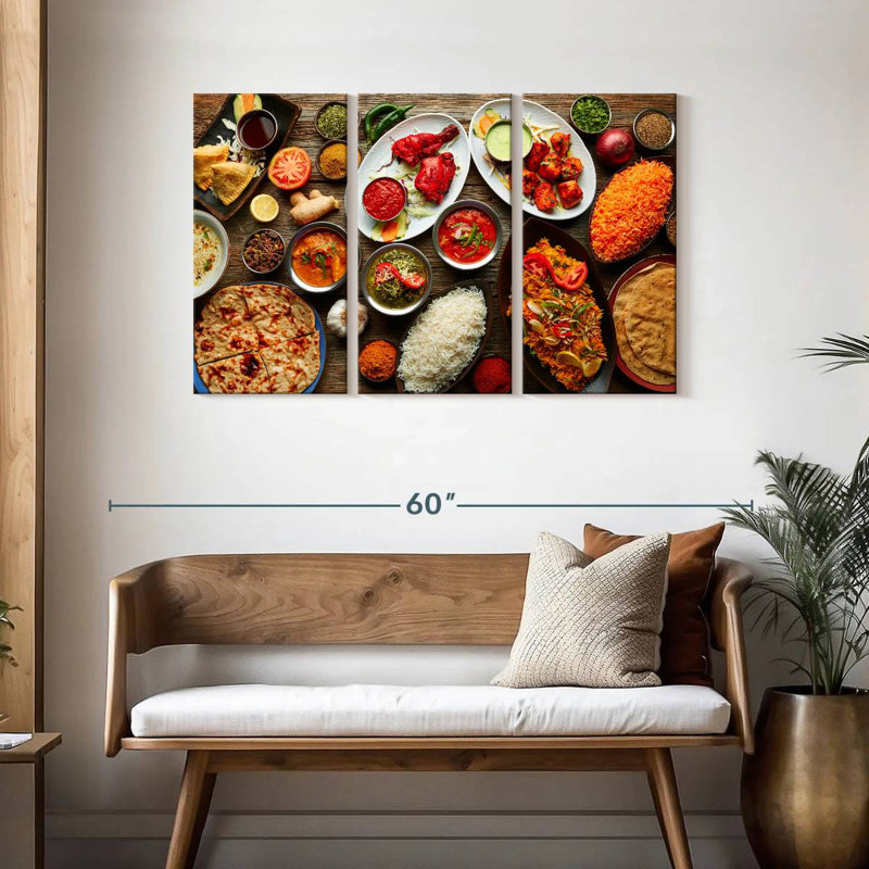 Yarlin Indian Cuisine Specialties, H 28 po x l 45 po