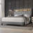 Fording Upholstered Bookcase Storage Bed-513822675-513822676