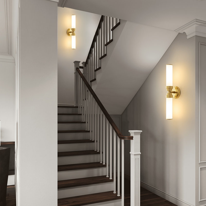 Luminaire de salle de bain à 2 lumières à intensité variable Mercer41 Nanango - Conforme à l'humidité, compatible avec les DEL, installation en 15 minutes