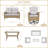 Dicicco 4 - Person Patio Conversation Set with Cushions-150002920-150002919