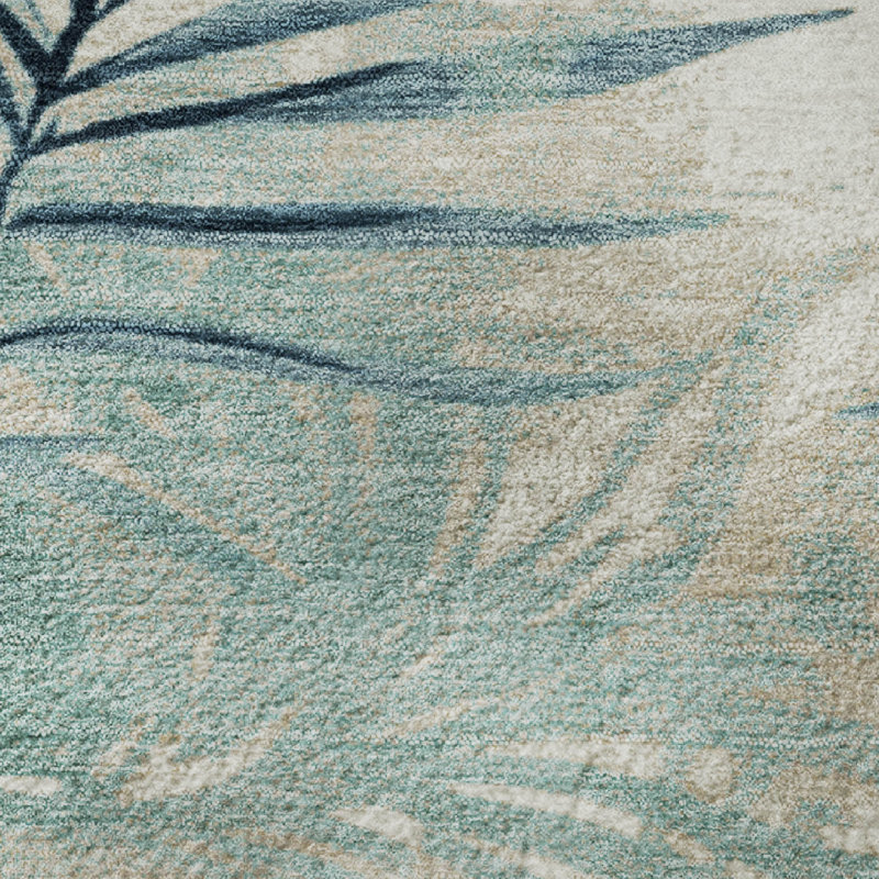 Tapis floral lavable à la machine de qualité supérieure Mayfield AMF1886, Rectangle 5 pi x 7 pi 6 po