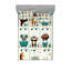 Ensemble de draps en microfibre pour chambre d'amis-96238281