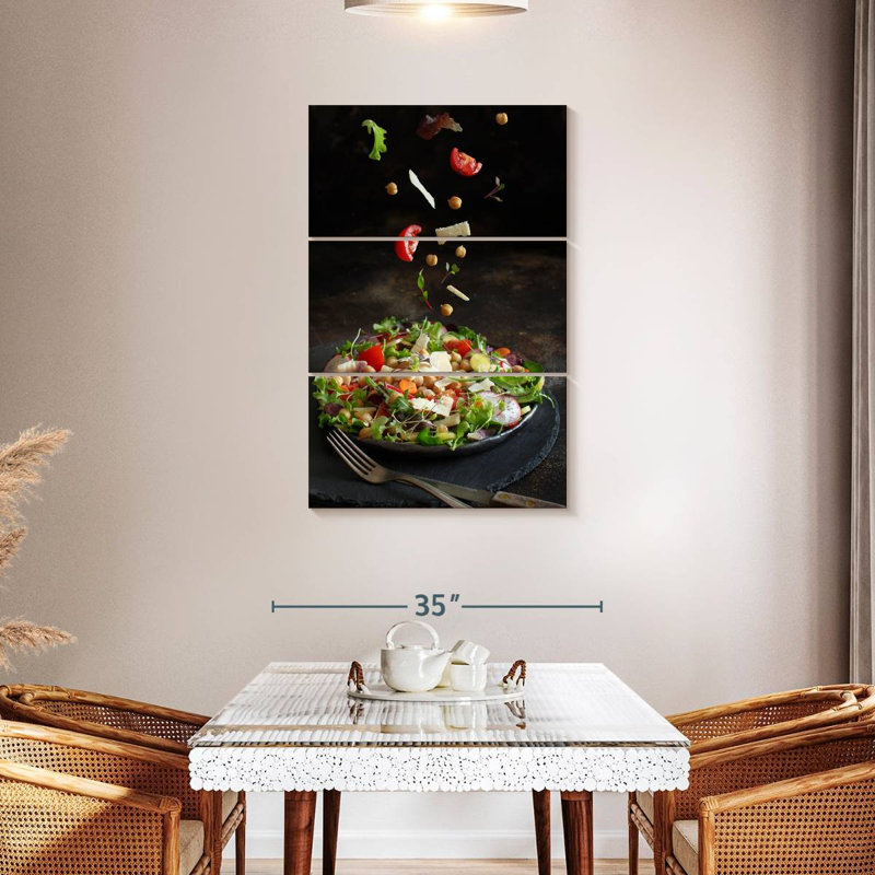 Yarlin Chickpea Salad, 45" H x 28" W
