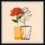 «A Single Flower», reproduction encadrée