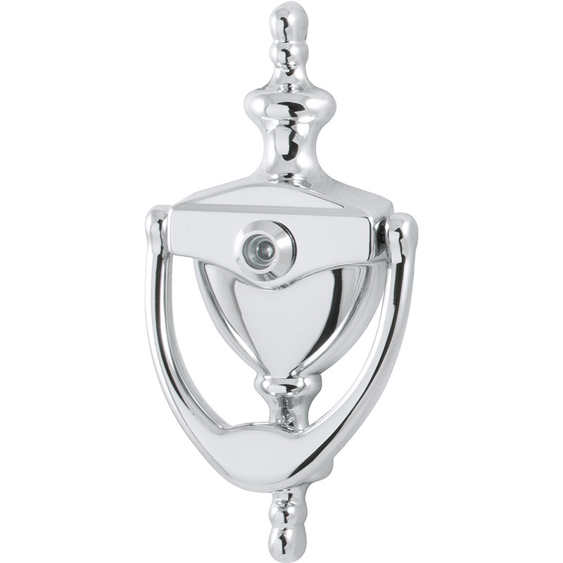 Door Knocker, Polished Chrome