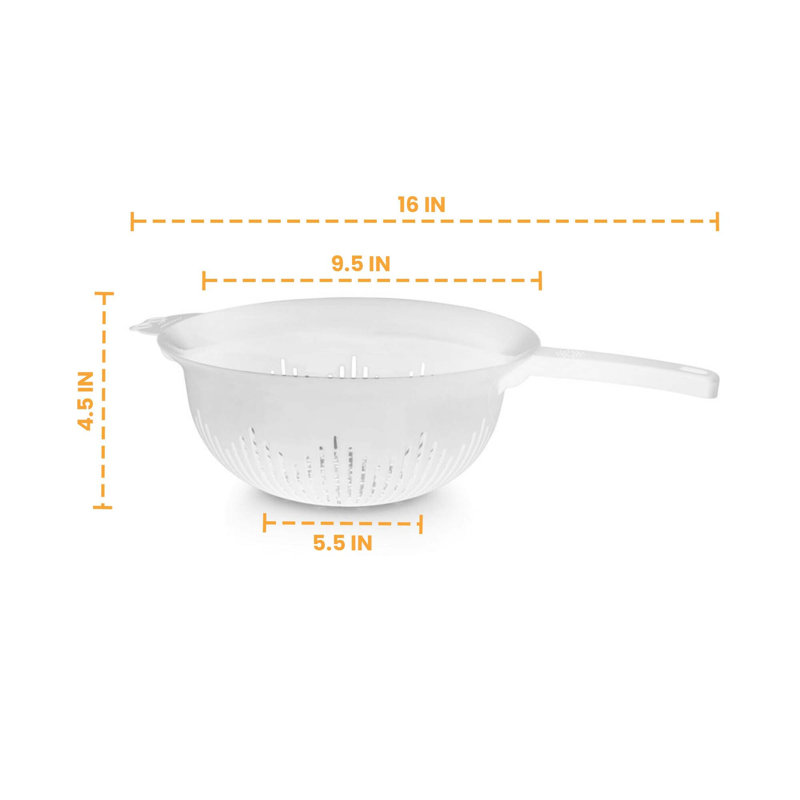 Passoire en plastique profond ybm home, Blanc