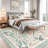 Garden-Inspired Butterfly Washable Area Rug, Stain Resistant Soft Floor Cover for Living Room Bedroom Dining Room-755549073-755549068