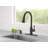 Hazelwood Pull Down Sprayer Kitchen Sink Faucet with Matching Soap Dispenser-86678066