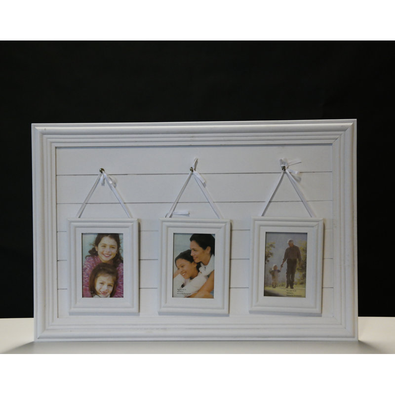 Pam White Wood Picture Frame