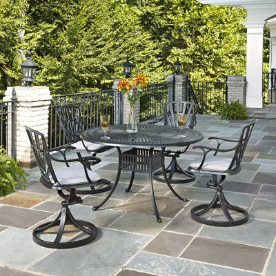 Frontenac 4 - Person Patio Dining Set with Round Table , Cushions Included