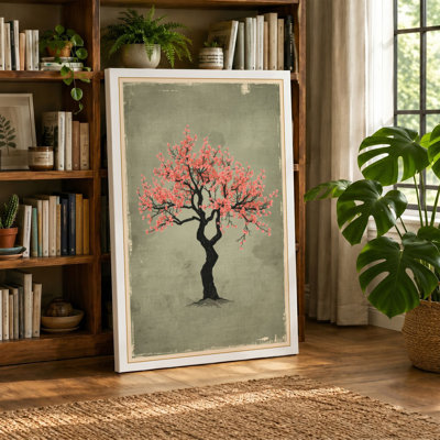 Blossom Crown Botanical - Wrapped Canvas