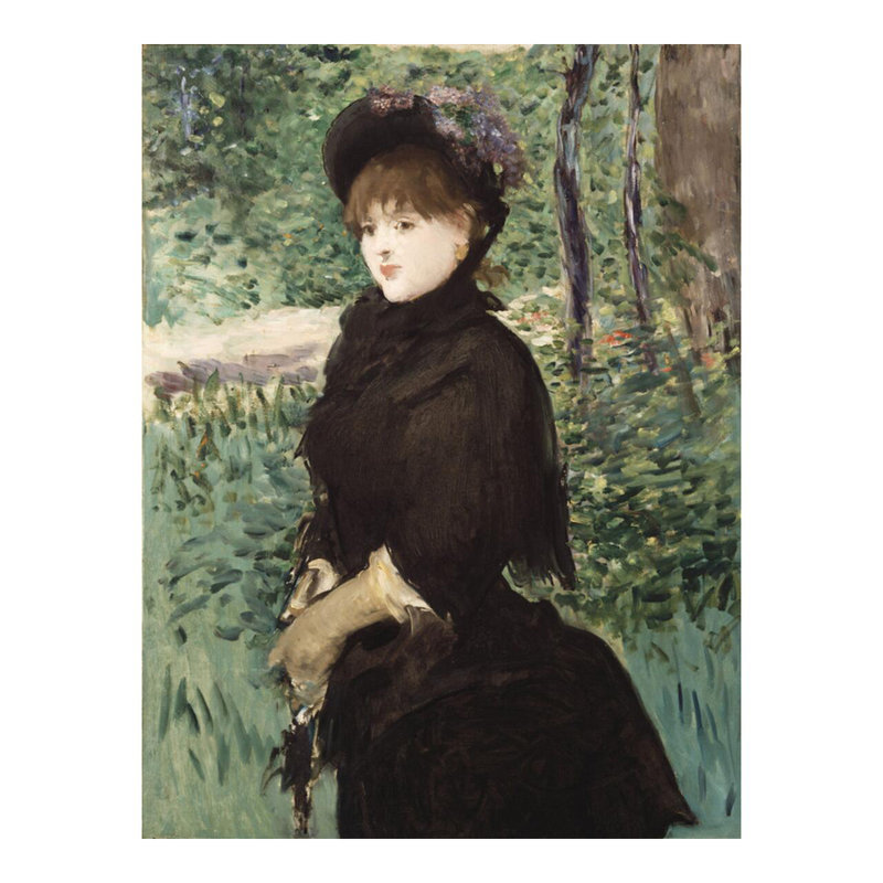 «The Walk» par Édouard Manet - Impression giclée, H 20 po x l 16 po