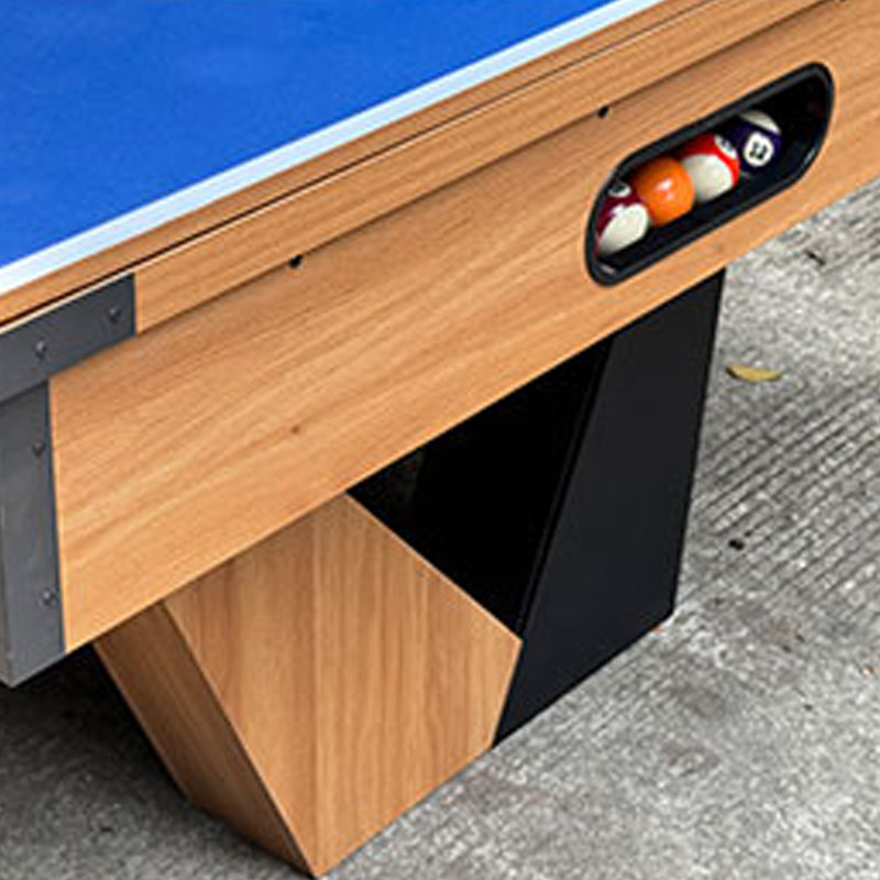 Table de billard commerciale multifonctionnelle trois-en-un, Bleu