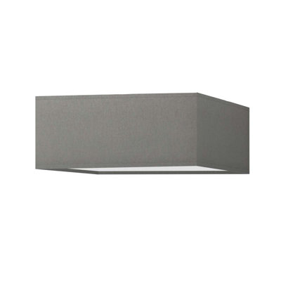 Bündige Deckenleuchte Eibe, 40 cm aus Stoff