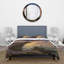 Arbre sur une falaise au coucher du soleil - ensemble de housse de couette Lake House - microfibre de polyester-66393574