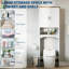 Freestanding Over The Toilet Storage