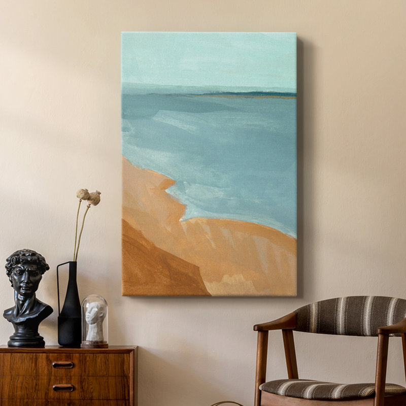 Out on the Sandbar II - galerie sur mesure Cavas, H 18 po x l 12 po