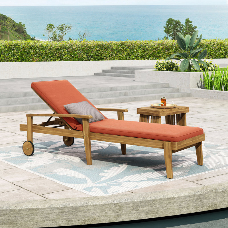 Causeuse pour chaise longue JASON BEACH CHAISE, Orange