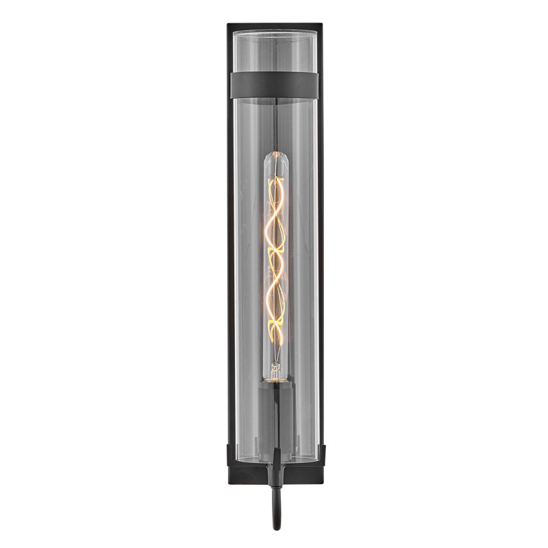 Cala Aluminum Wall Light, Black
