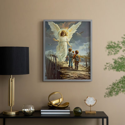 Religious Series CDLVII, reproduction encadrée - bois massif