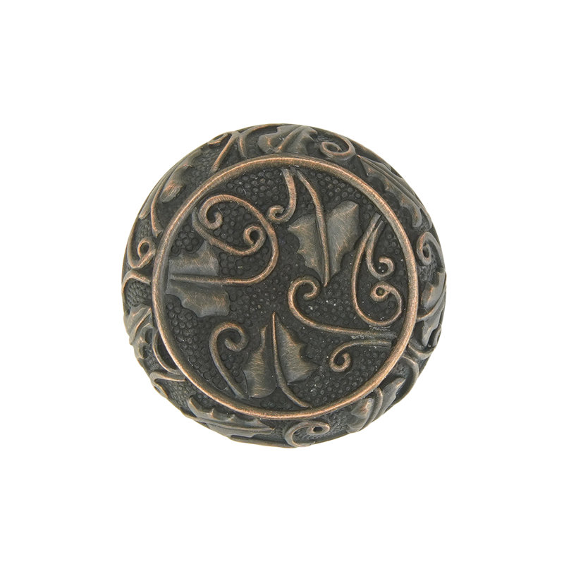 ROOKWOOD KNOB IN FLORENTINE PLATE, Oil Rubbed Bronze