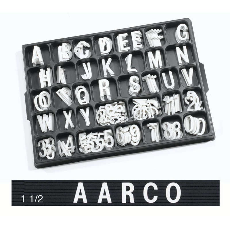 AARCO 276 Character Letter Set