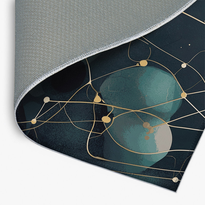 Gravity Trails Indoor And Outdoor Area Rug, Rectangle 4' x 6'
