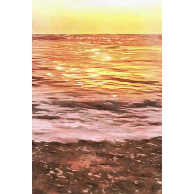 Day's End I - Wrapped Canvas Painting