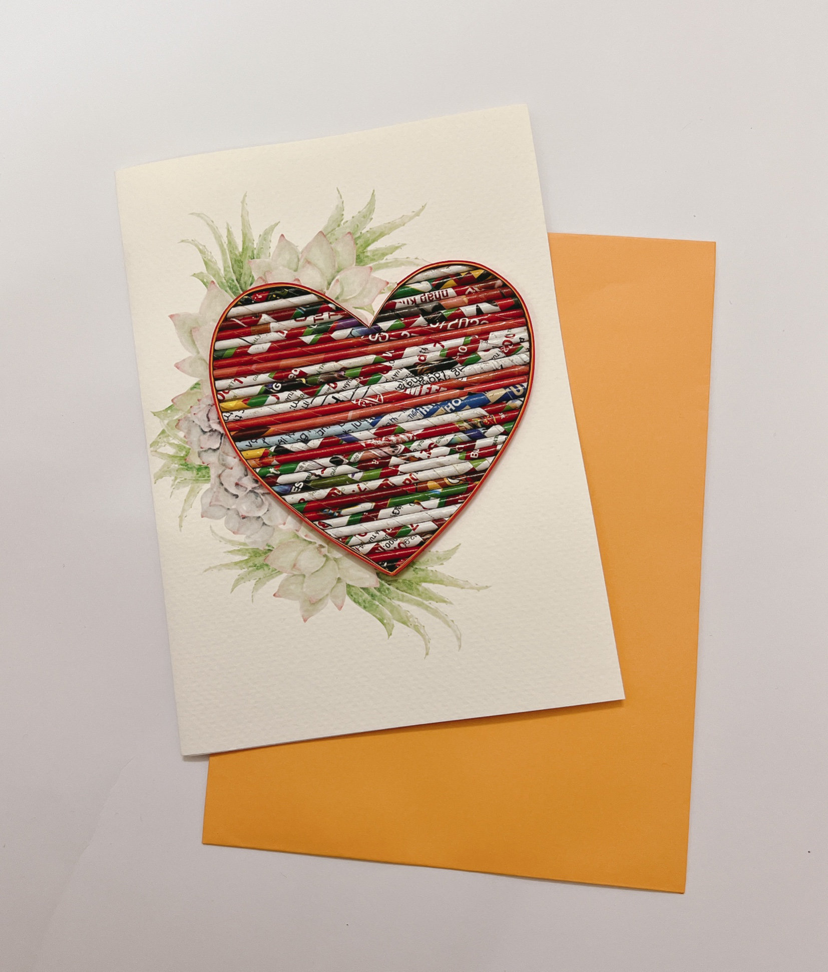 Loving Nature Heart Greeting Cards