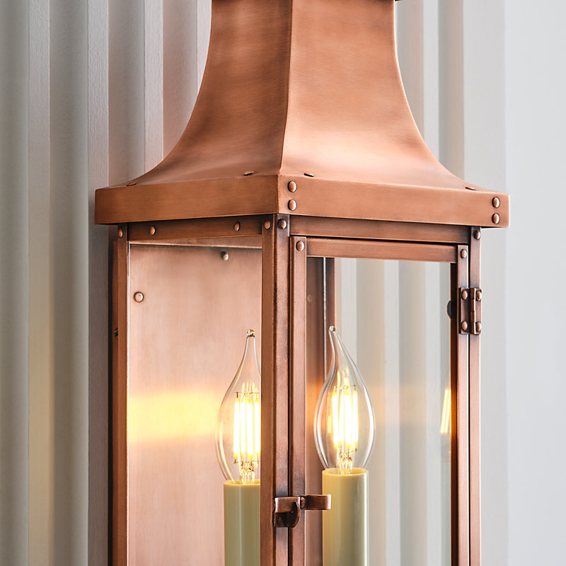 Chapman & Myers Bedford 3/4 Lantern, 17.25" H x 6.75" W x 6" D