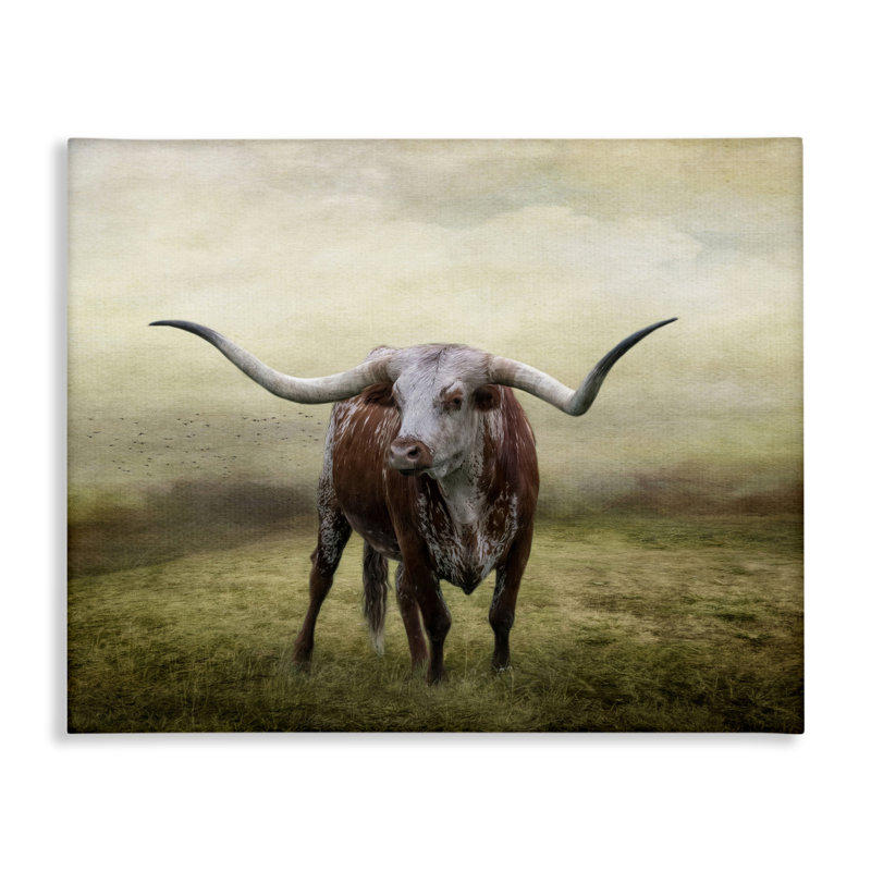 Art mural Pride of the Longhorn par Kelley Parker, H 24 po x l 30 po
