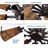 Springer 52" Windmill Architectural Bronze with Distressed Walnut Blades-57836476