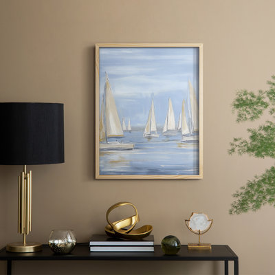 NAUTICAL Series II Framed Print - Solid Wood