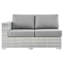 Canapé modulaire d'extérieur en osier avec coussins de 56,5 po de largeur Convene-1271917285-1271917287